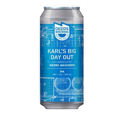 Deeds Karl's Big Day Out IPA 440ml Can Craft Beer Deeds Brewing