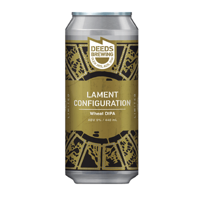 Deeds Lament Configuration Wheat DIPA Craft Beer Deeds Brewing