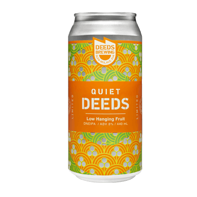 Deeds Low Hanging Fruit Double NEIPA Single Craft Beer Deeds Brewing
