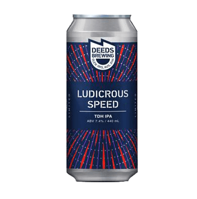 Deeds Ludicrous Speed TDH IPA 440ml Can Craft Beer Deeds Brewing