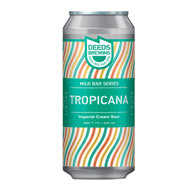 Deeds Milk Bar Series Tropicana Imperial Cream Sour Craft Beer Deeds Brewing