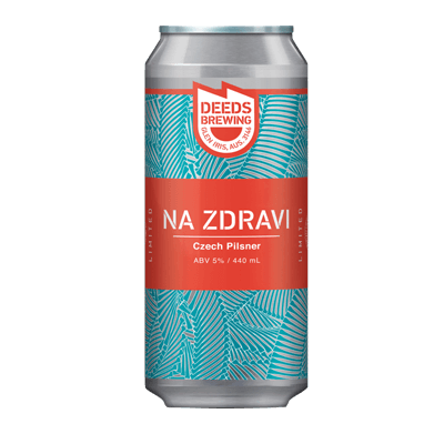 Deeds NA ZDRAVI Czech Pilsner Single Craft Beer Deeds Brewing