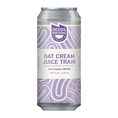Deeds Oat Cream Juice Train NEIPA 440ml Can Craft Beer Deeds Brewing