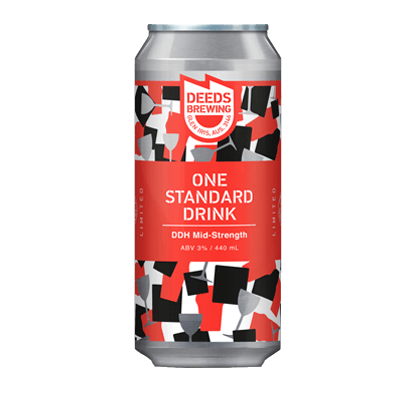 Deeds One Standard Drink DDH Pale Ale Craft Beer Deeds Brewing