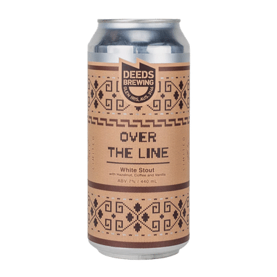 Deeds Over The Line White Stout 440ml Can Craft Beer Deeds Brewing