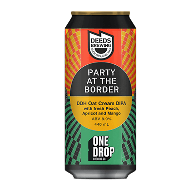 Deeds Party At the Border DDH Oat Cream DIPA Single Craft Beer Deeds Brewing