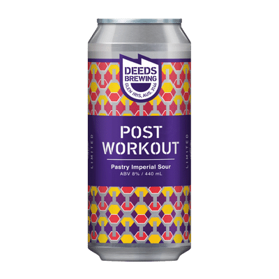 Deeds Post Workout Pastry Imperial Sour 440ml Can Craft Beer Deeds Brewing