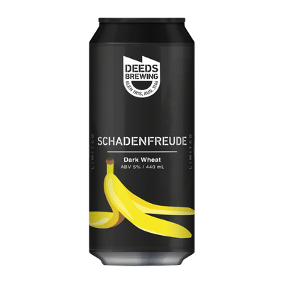 Deeds Schadenfreude Dark Wheat Dunkelweizen 440ml Can Craft Beer Deeds Brewing