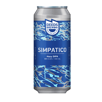 Deeds Simpatico Hazy DIPA 440ml Can Craft Beer Deeds Brewing