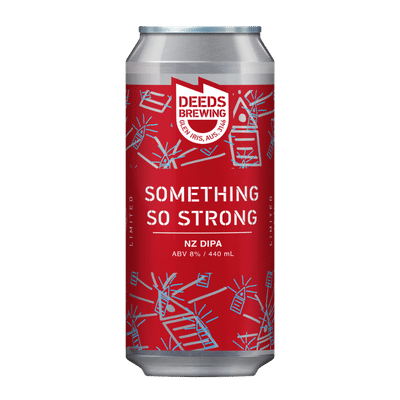 Deeds Something So Strong NZ DIPA 440ml Can Craft Beer Deeds Brewing