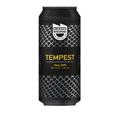 Deeds Tempest Hazy DIPA Craft Beer Deeds Brewing