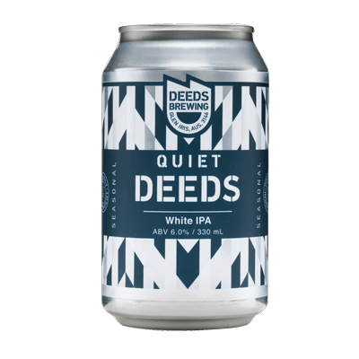 Deeds White IPA Craft Beer Deeds Brewing