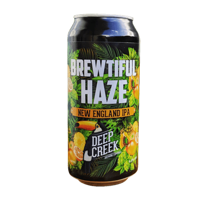 Deep Creek Brewtiful Haze NEIPA Craft Beer Deep Creek Brewing Co.