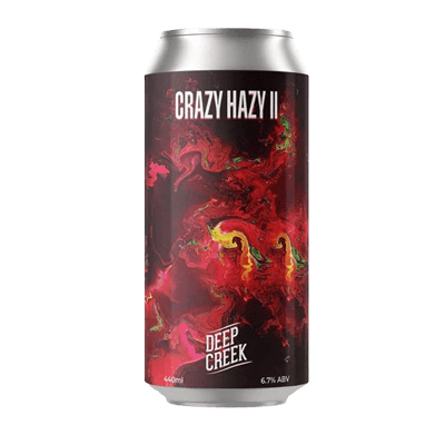 Deep Creek Crazy Hazy II Cherry Hazy IPA 440ml Can Craft Beer Deep Creek Brewing Co.
