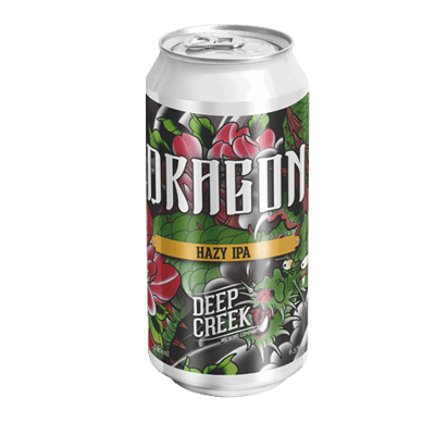 Deep Creek Dragon Hazy IPA Craft Beer Deep Creek Brewing Co.