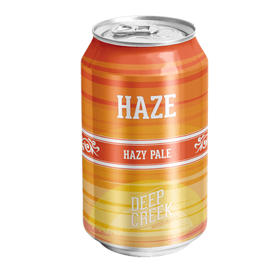 Deep Creek Haze Hazy Pale Craft Beer Deep Creek Brewing Co.
