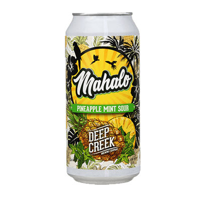 Deep Creek Mahalo Pineapple Mint Sour Craft Beer Deep Creek Brewing Co.