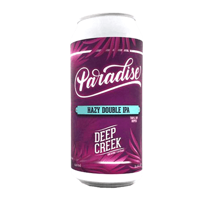 Deep Creek Paradise Hazy IPA Single Craft Beer Deep Creek Brewing Co.