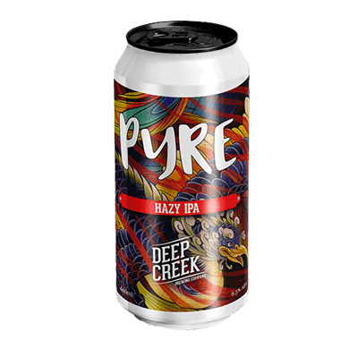 Deep Creek Pyre Hazy IPA Craft Beer Deep Creek Brewing Co.
