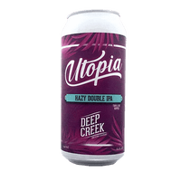 Deep Creek Utopia Hazy DIPA Craft Beer Deep Creek Brewing Co.