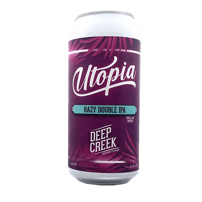Deep Creek Utopia Hazy DIPA Craft Beer Deep Creek Brewing Co.