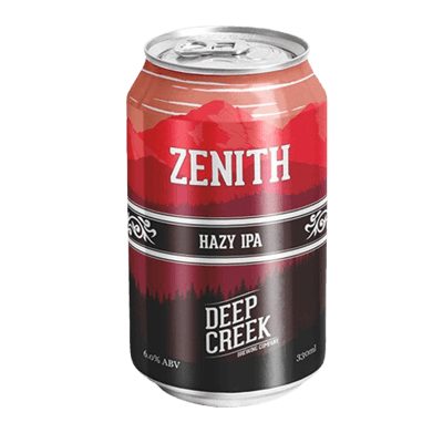 Deep Creek Zenith Hazy IPA 330ml Can Craft Beer Deep Creek Brewing Co.