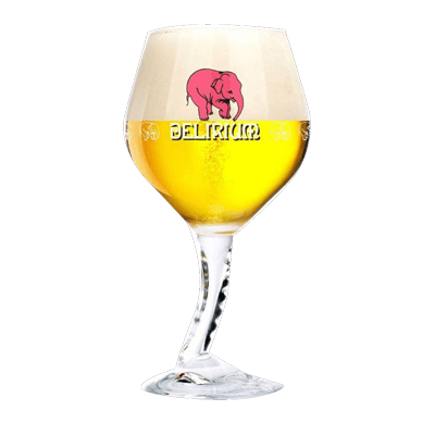 Delirium Elephant Trunk Glass Chalice Glassware Brouwerij Huyghe