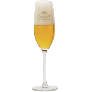 Deus Brut Des Flandres Stemmed Flute Beer Glass Glassware Bosteels Brewery