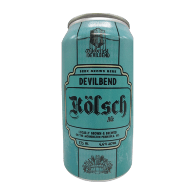 Devilbend Kolsch German Golden Ale 375ml Can Craft Beer Devilbend