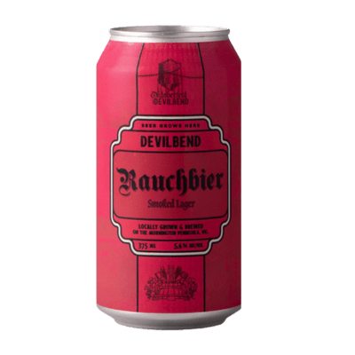 Devilbend Rauchbier Smoked Lager Bier 375ml Can Craft Beer Devilbend