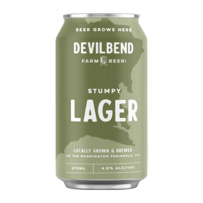 Devilbend Stumpy Lager 375ml Can Craft Beer Devilbend Brewing