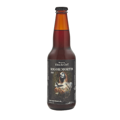 Dieu du Ciel Rigor Mortis Abt Belgian Quadrupel 341ml Bottle Craft Beer Brasserie Dieu du Ciel