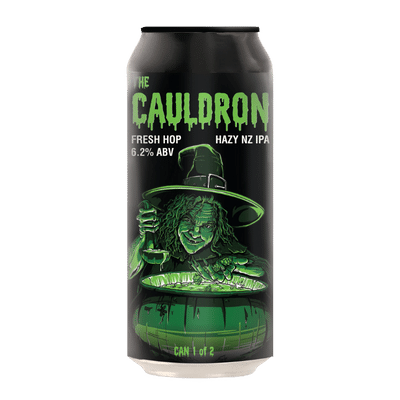 Double Vision The Cauldron Fresh Hop Hazy NZ IPA 440ml Can Craft Beer Double Vision Brewing