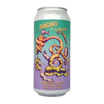 Duncan's Banana Split Ice Cream Sour 440ml Can Craft Beer Duncan's Brewing