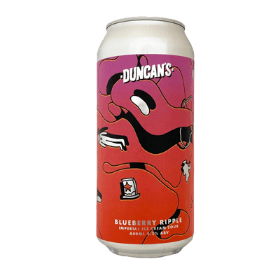 Duncan's Blueberry Ripple Imperial Ice Cream Sour Craft Beer Duncan's Brewing