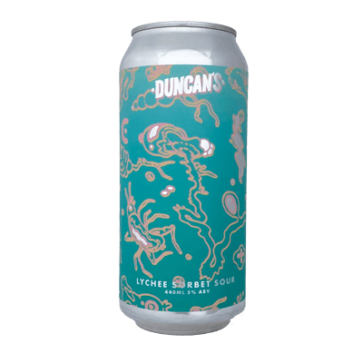 Duncan's Lychee Sorbet Sour Craft Beer Duncan's Brewing