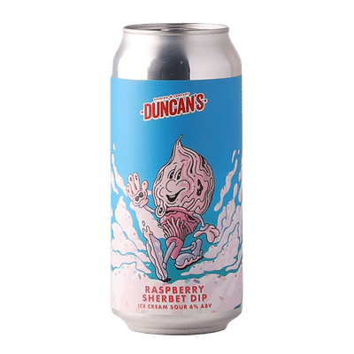 Duncan's Raspberry Sherbet Dip Ice Cream Sour 440ml Can Craft Beer Duncan's Brewing