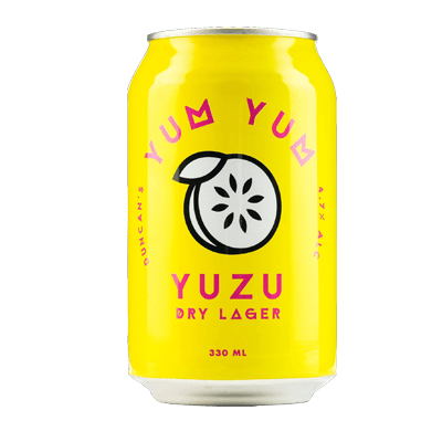 Duncan's Yum Yum Yuzu Dry Lager 330ml Can Craft Beer Duncan's Brewing