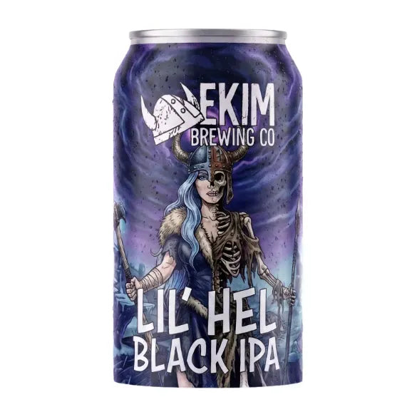 Ekim Lil Black IPA 375ml Can Craft Beer Ekim