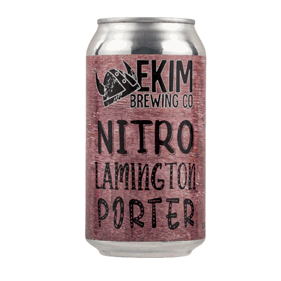 Ekim Nitro Lamington Porter 375ml Can Craft Beer Ekim
