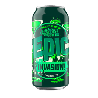 Epic Alien Invasion! DIPA Craft Beer Epic Brewing Company