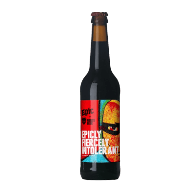Epic Epicly Fiercely Intolerant Imperial Stout Single Craft Beer Epic Brewing Company
