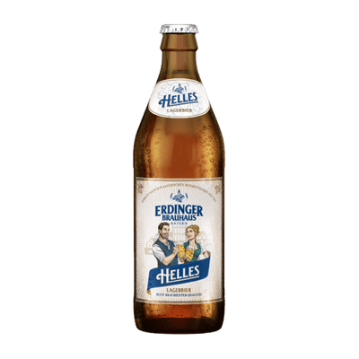 Erdinger Brauhaus Helles Lager 500ml Bottle Craft Beer Erdinger Weissbrau