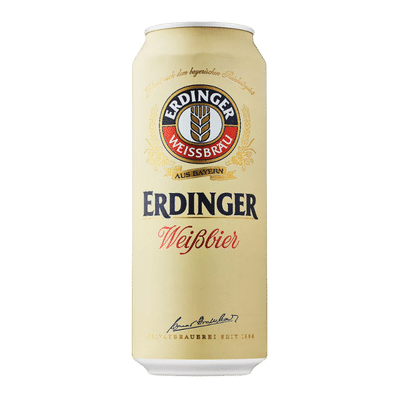 Erdinger Weissbier Hefeweizen 500ml Can Craft Beer Erdinger Weissbrau