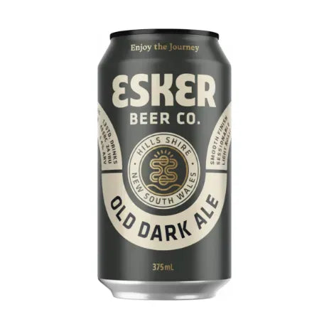 Esker Old Dark Ale 375ml Can Craft Beer Australian Brewery
