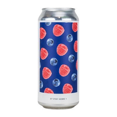 Evil Twin Brewing ET Stay Home 1: Blueberry, Raspberry Sour IPA 473ml Can Craft Beer Evil Twin Brewing