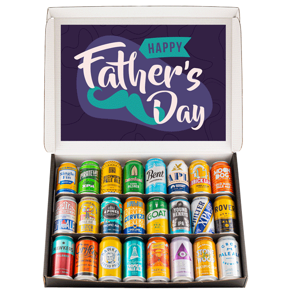 Father's Day 24 Beer Gift Pack Gift Boxes & Tins Beer Cartel