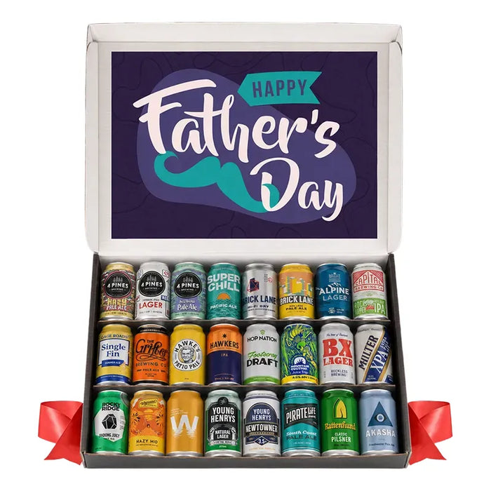 Father's Day 24 Beer Gift Pack Gift Boxes & Tins Beer Cartel