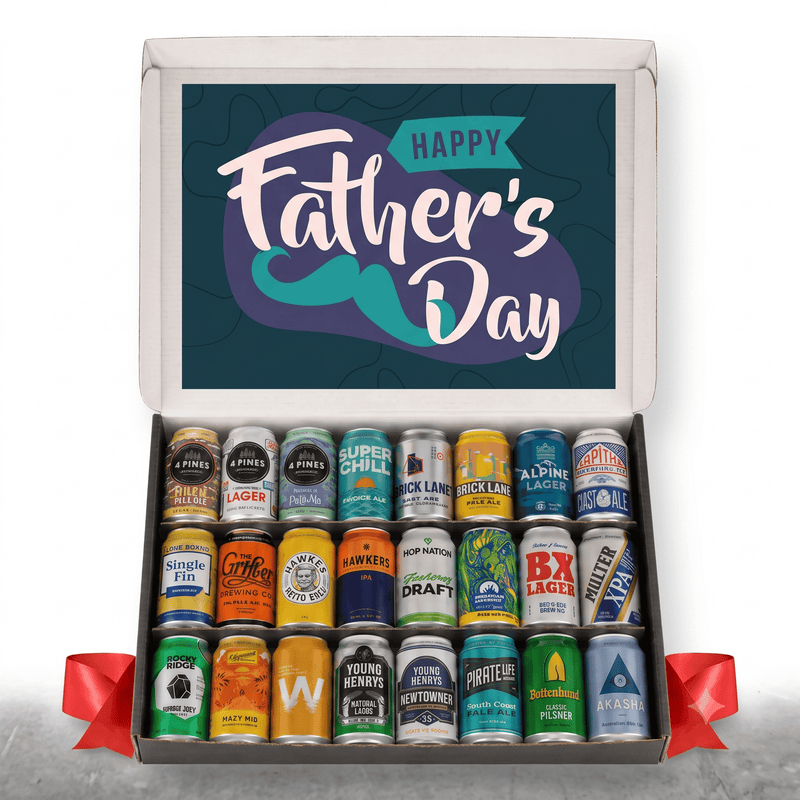 Father's Day 24 Beer Gift Pack Gift Boxes & Tins Beer Cartel
