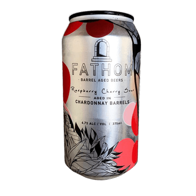Fathom Belgian Style Red with Cherry & Raspberry Single Craft Beer Green Beacon Brewing Co